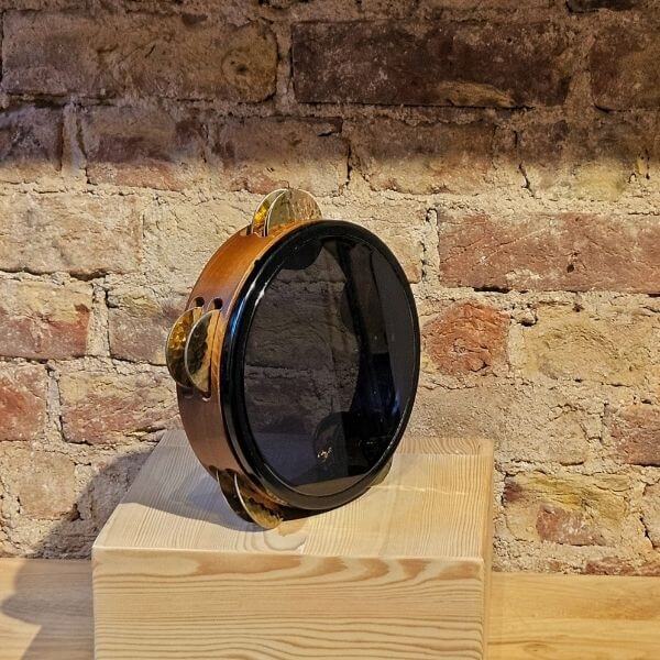 Professional Tunable Riq with hammered brass cymbals