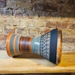 Professional Fish-Skin Mid-Bass Clay Darbuka - Image 3
