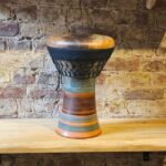 Professional Fish-Skin Mid-Bass Clay Darbuka - Image 2