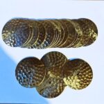 Hammered Brass Riq Jingle Set – 20 Pieces