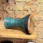 Handmade Fish Skin Mid-Bass Clay Darbuka - Image 3