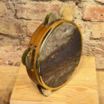 Sonika Percussion Fish Skin Tunable Riq with Hammered Brass Jingles - Image 2