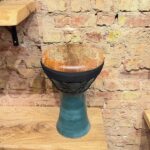 Handmade Fish Skin Mid-Bass Clay Darbuka - Image 2