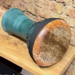 Handmade Fish Skin Mid-Bass Clay Darbuka - Image 4