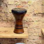 All-Clay Practice Darbuka – Amber Brown - Image 3