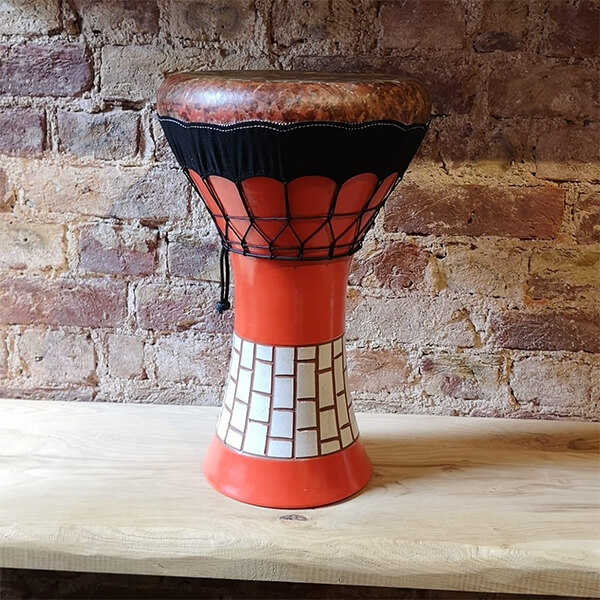 SoloClay Darbuka With Fish Skin Sonika Percussion