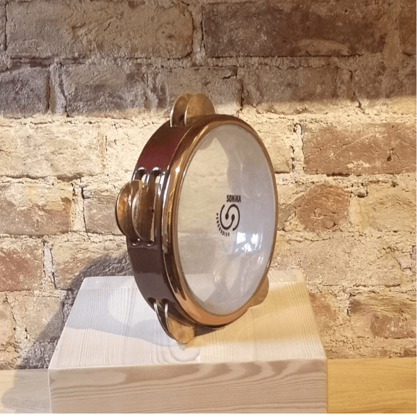 Tunable Riq with Hammered Bronze Cymbals
